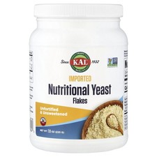 KAL Imported Nutritional Yeast Fine Flakes 7 8 oz 220 g All-Natural, Vegan
