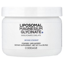 Liposomal Magnesium Glycinate Powder, Unflavored, 3 oz (85.2 g)