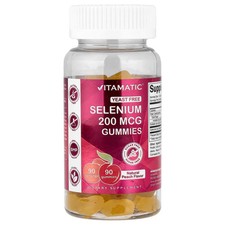 Selenium Gummies, Sugar Free, Natural Peach, 200 mcg, 90 Gummies
