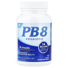 Nutrition Now PB8 Original Formula 120 Capsules BPA-Free, Egg-Free, Gluten-Free,