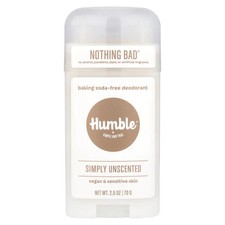 Baking Soda-Free Deodorant, Simply Unscented, 2.5 oz (70 g)