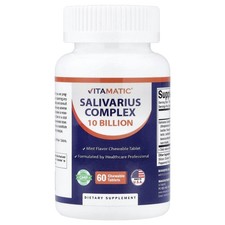 Salivarius Complex, Mint, 60 Chewable Tablets