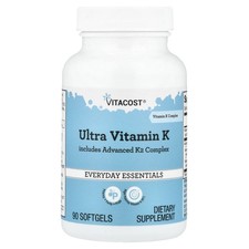 Everyday Essentials, Ultra Vitamin K Includes Advanced K2 Complex, 90 Softgels