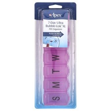 7-Day Ultra Bubble-Lok Pill Organizer, XL, 1 Pill Case
