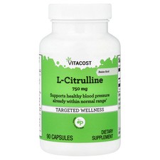 L-Citrulline, 750 mg, 90 Capsules