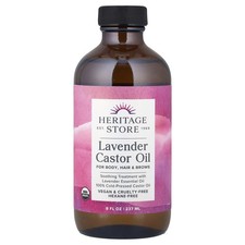 Lavender Castor Oil, 8 fl oz (237 ml)