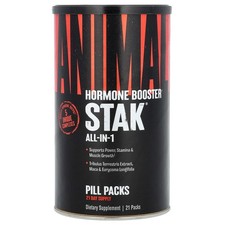 Stak, Hormone Booster, All-In-1 Pill Packs, 21 Packs