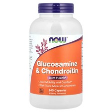Now Foods Glucosamine  Chondroitin 240 Capsules GMP Quality Assured