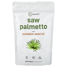 Saw Palmetto with Pumpkin Seed Oil, 240 Softgels