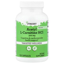 Acetyl L-Carnitine HCl, 500 mg, 120 Capsules