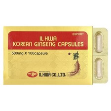 Korean Ginseng, 500 mg, 100 Capsules