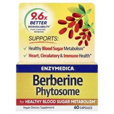 Berberine Phytosome, 60 Capsules (275 mg per Capsule)