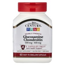 Glucosamine Chondroitin, 500 mg/400 mg, 60 Easy To Swallow Capsules