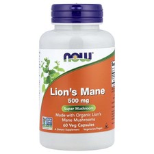 Lion's Mane, 500 mg, 60 Veg Capsules