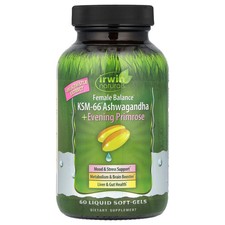 Female Balance, KSM-66® Ashwagandha + Evening Primrose, 60 Liquid Soft-Gels
