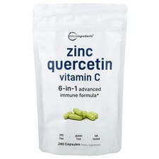 Zinc Quercetin Vitamin C , 240 Capsules