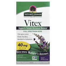 Vitex, 40 mg, 90 Vegetarian Capsules