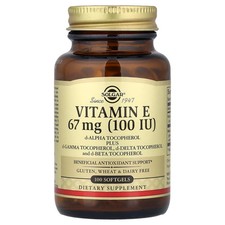 Vitamin E, 67 mg (100 IU), 100 Softgels
