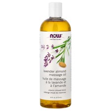 Solutions, Lavender Almond Massage Oil, 16 fl oz (473 ml)