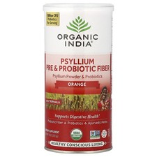 Psyllium Pre & Probiotic Fiber, Orange, 10 oz (283.5 g)