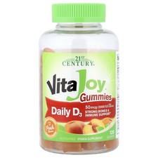 VitaJoy® Daily D3 Gummies, Peach, 120 Gummies