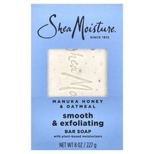 Smooth & Exfoliating Bar Soap, Manuka Honey & Oatmeal, 8 oz (227 g)