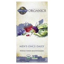 Organics, Men's Once Daily, 60 Vegan Tablets