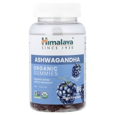Organic Ashwagandha Gummies, Blackberry, 56 Gummies