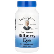 Christopher s Original Formulas Bilberry Eye 450 mg 100 Veggie Caps