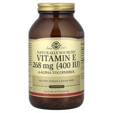 Naturally Sourced Vitamin E, 268 mg (400 IU), 250 Softgels