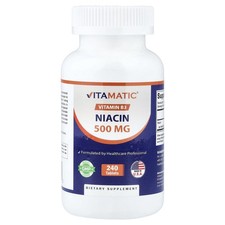 Niacin, 500 mg, 240 Tablets