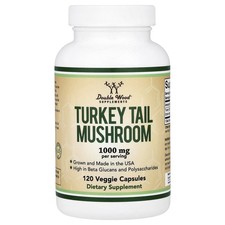 Turkey Tail Mushroom, 120 Veggie Capsules (500 mg per Capsule)