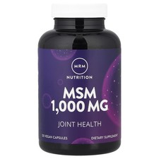 MRM MSM 1 000 mg 120 Vegan Capsules Vegan, GMP Quality Assured, Non-GMO