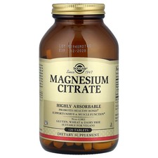 Magnesium Citrate, 120 Tablets (200 mg per Tablet)