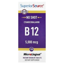 Cyanocobalamin B-12, 5,000 mcg, 100 MicroLingual® Instant Dissolve Tablets