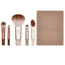 New Nudes 2.0, On-The-Glow Mini Brush Set + Mirrored Compact, 6 Piece Set