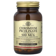 Chromium Picolinate, 500 mcg, 60 Vegetable Capsules