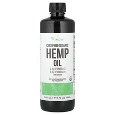 Certified Organic Hemp Oil, 24 fl oz (709 ml)