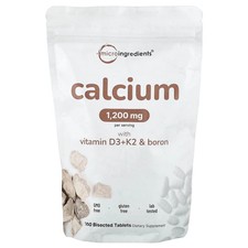 Calcium with Vitamin D3 + K2 & Boron, 300 Bisected Tablets