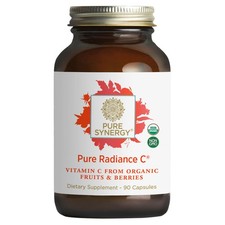The Synergy Company Pure Radiance C 90 Veggie Caps Dairy-Free, Gluten-Free,