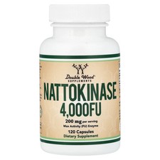 Nattokinase, 120 Capsules (100 mg (2,000 FU) per Capsule)