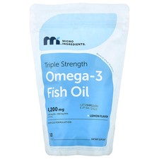 Omega-3 Fish Oil, Lemon, 240 Softgels