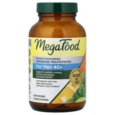MegaFood Multi for Men 40   120 Tablets Dairy-Free, Gluten-Free, Kosher, NSF