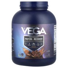 Plant-Based Protein, Performance Protein + Recovery, Mocha, 4 lb 3.9 oz (1.92