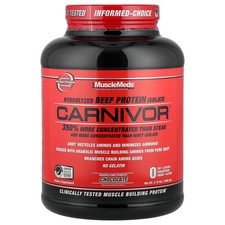 Carnivor™, Hydrolyzed Beef Protein Isolate, Chocolate, 4.19 lbs (1898.4 g)