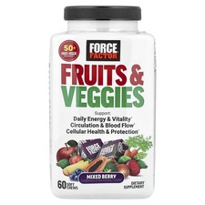 Fruits & Veggies, Mixed Berry, 60 Soft Chews