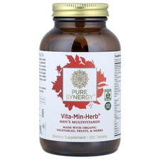 The Synergy Company Vita Min Herb Multi for Men 120 Tablets Dairy-Free,