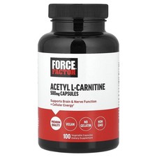 Acetyl L-Carnitine, 500 mg, 100 Vegetable Capsules