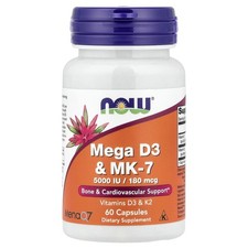Mega D3 & MK-7, 60 Capsules