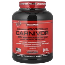 Carnivor™, Bioengineered Beef Protein Isolate, Cookies & Cream, 3.7 lbs (1680 g)